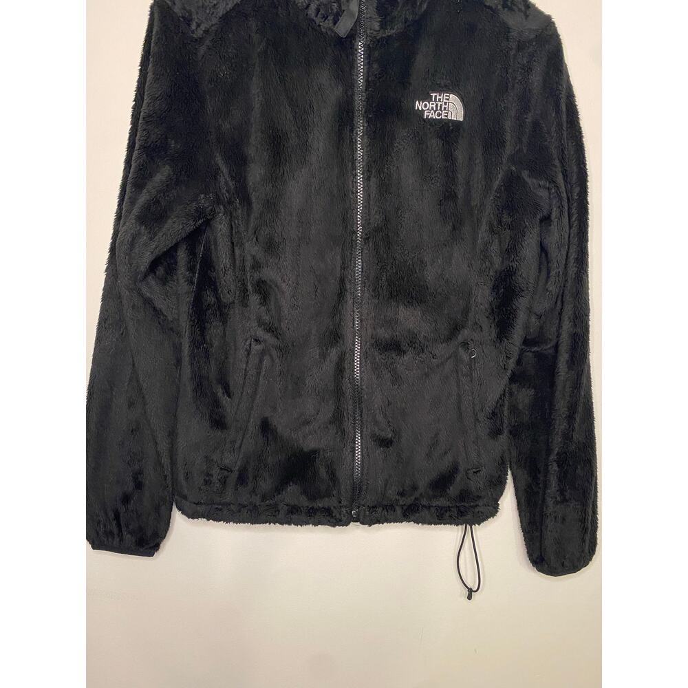 The North Face Women’s Black Osito Full Zip Fleece Jacket Coat Small Hiking - Picture 2 of 16